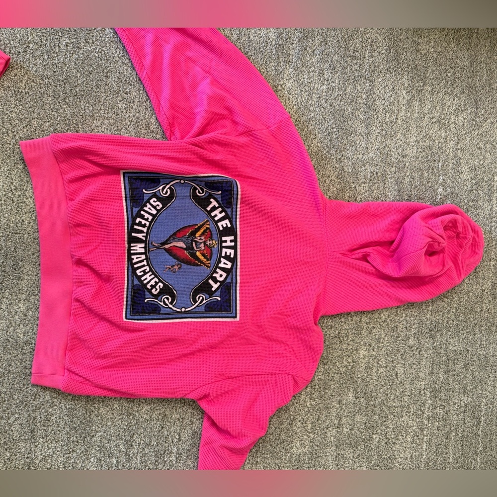 Boys Lie Pink Graphic Hoodie and Pants Set